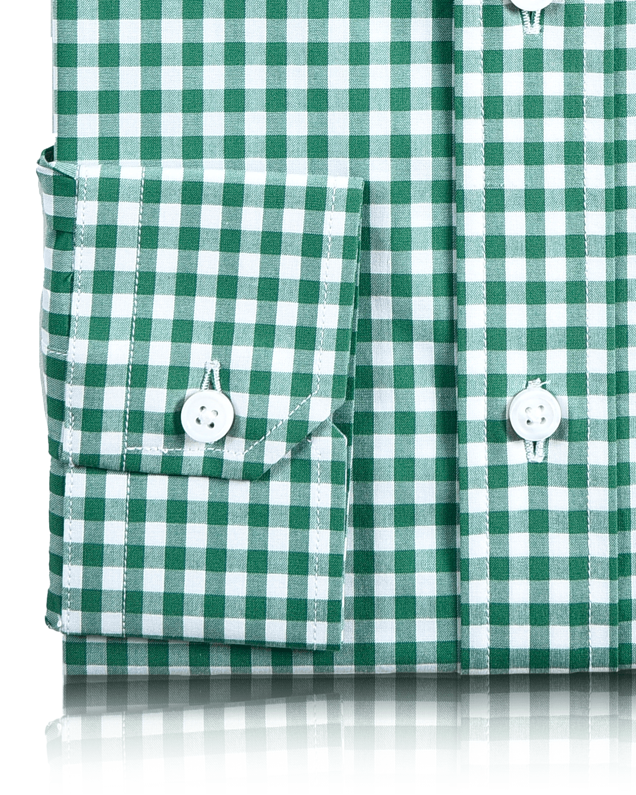 Green Gingham Checks