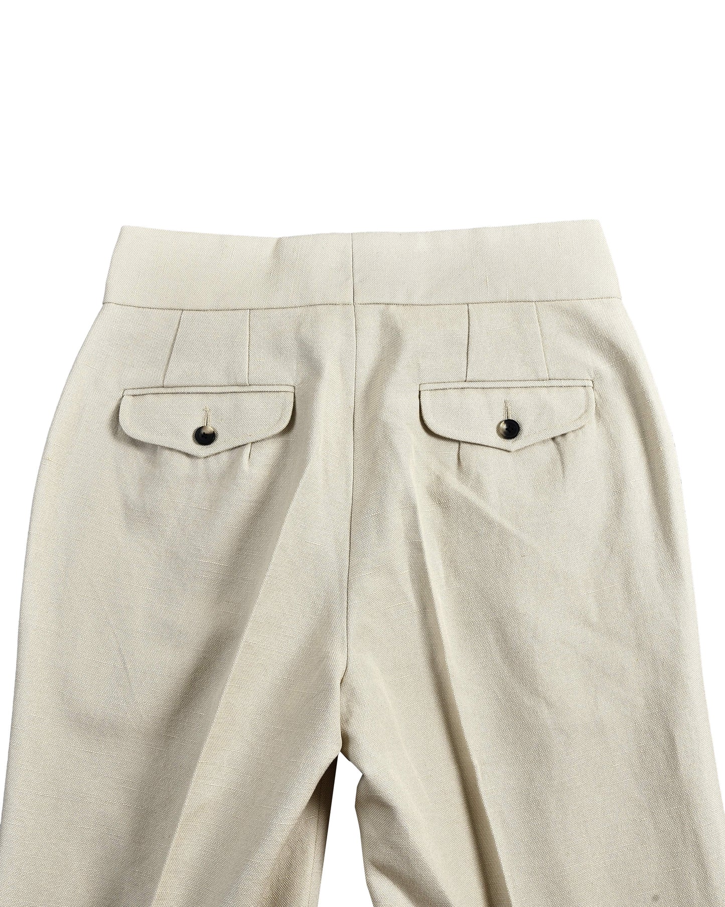 Gurkha Pant in Linen Cotton Canvas:Tan