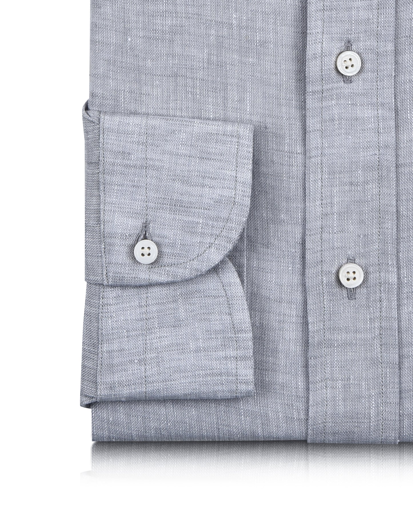 Linen: Light Grey End on End