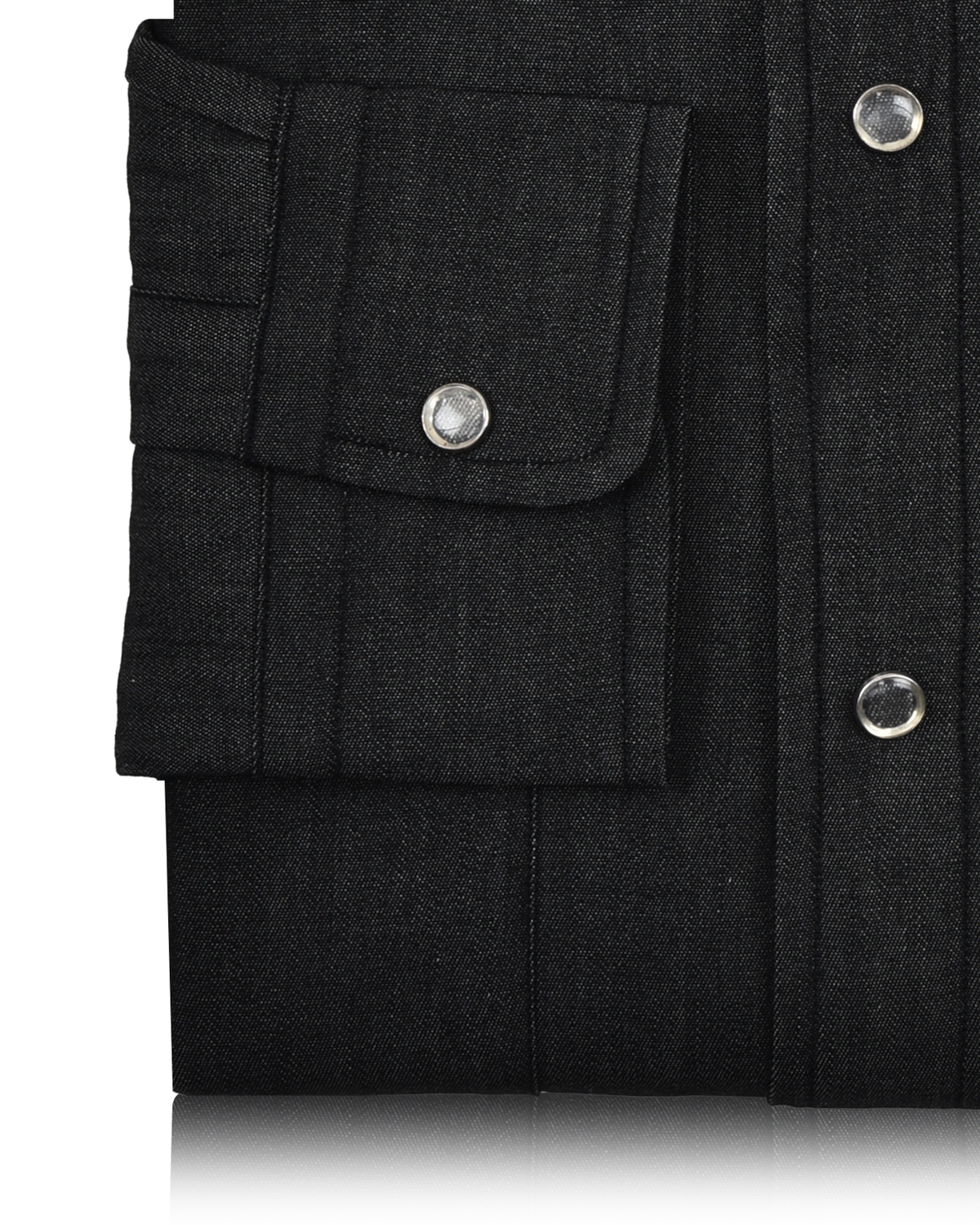 Sartorial Denim Black Chambray - 3