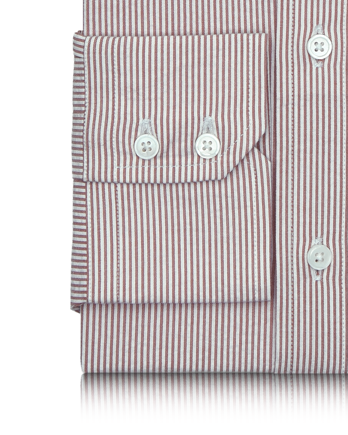 Maroon Dress Stripes Seersucker - 3