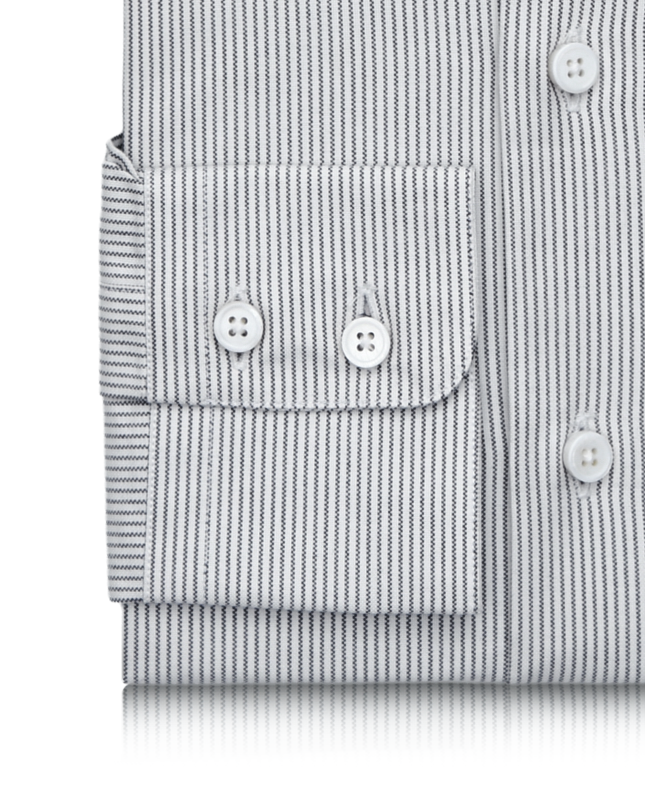 Black on White Pin Stripes