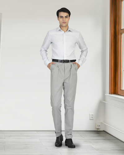Pleated Dark Grey Dress Pant Luxire Custom Clothing Pleated Dark Grey Dress Pant Luxire Custom Clothing