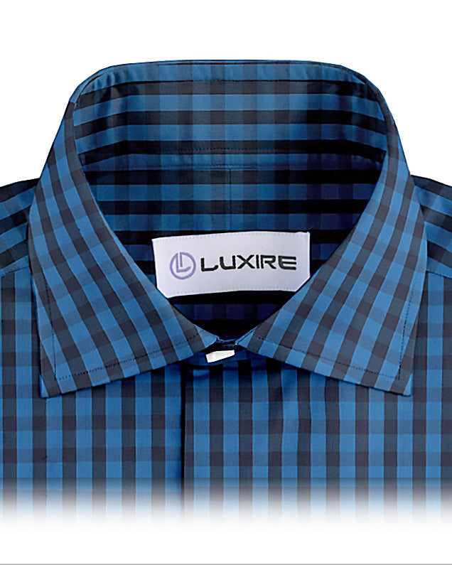 Shades of Blue Large Gingham