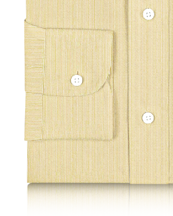 Cotton Linen: Light Ecru Dress Stripes On White