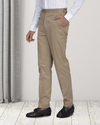 Sand Cotton Dress Pant