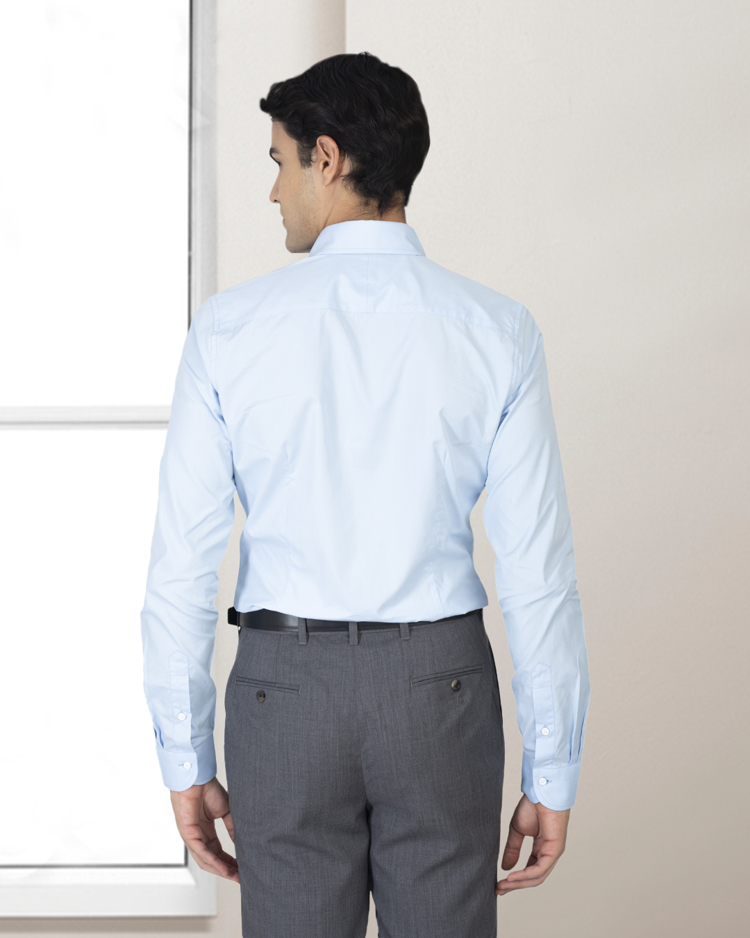 Sky Blue Poplin 120/2 - 6