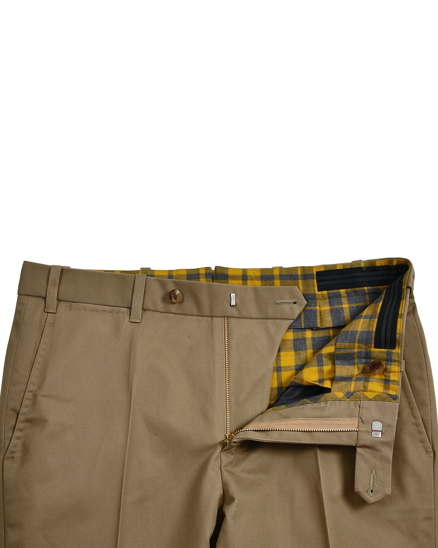 Khaki Stretchable chino