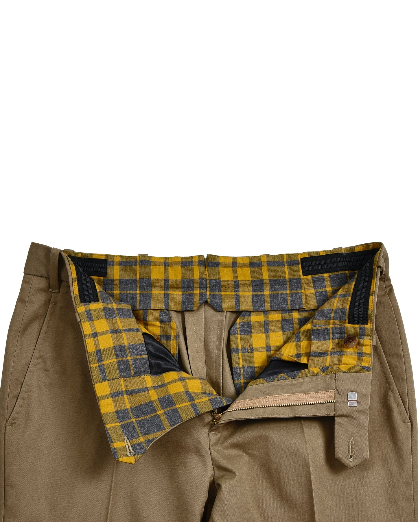 Khaki Stretchable chino