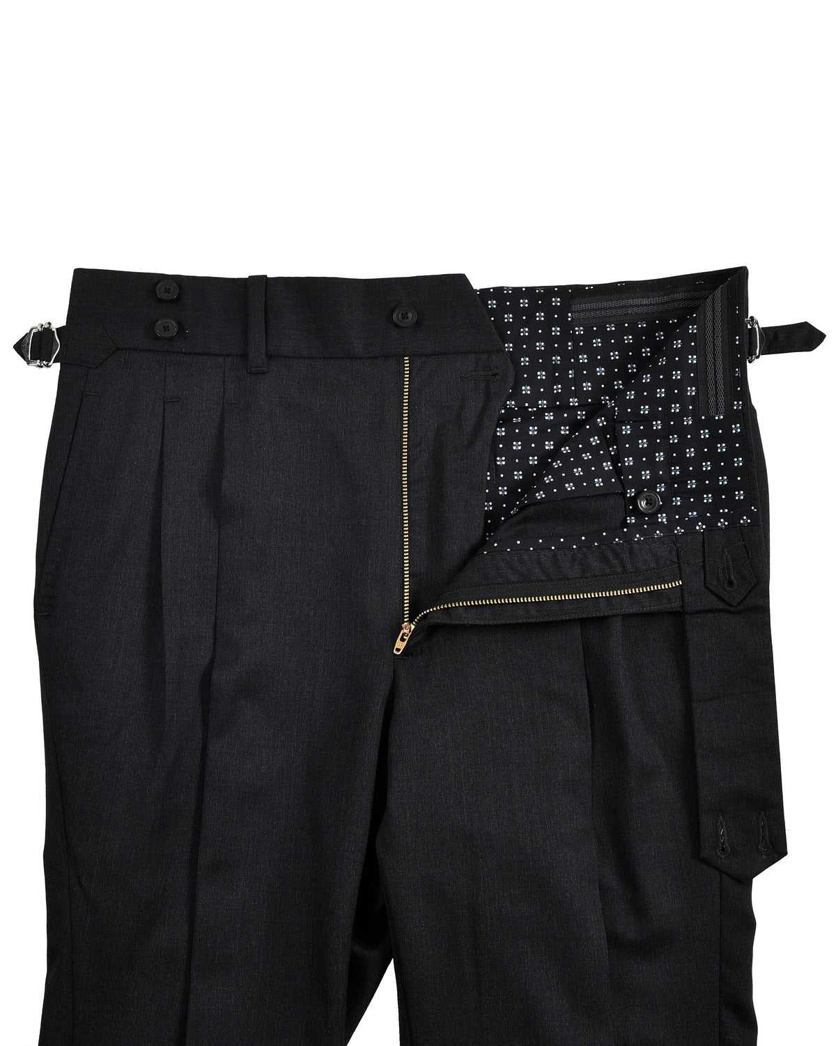 Tollegno: Charcoal Easycare Wool - 4