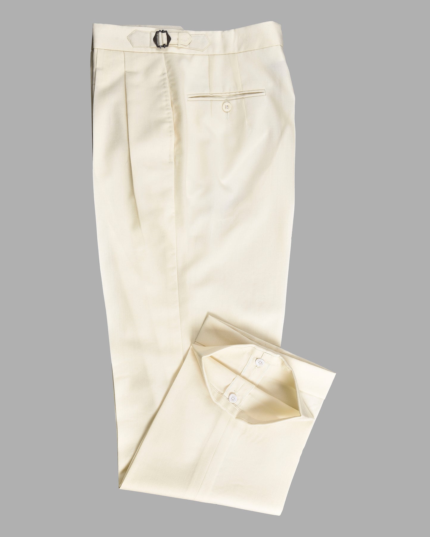 Dugdale Fine Worsted Pant - Cream Pant