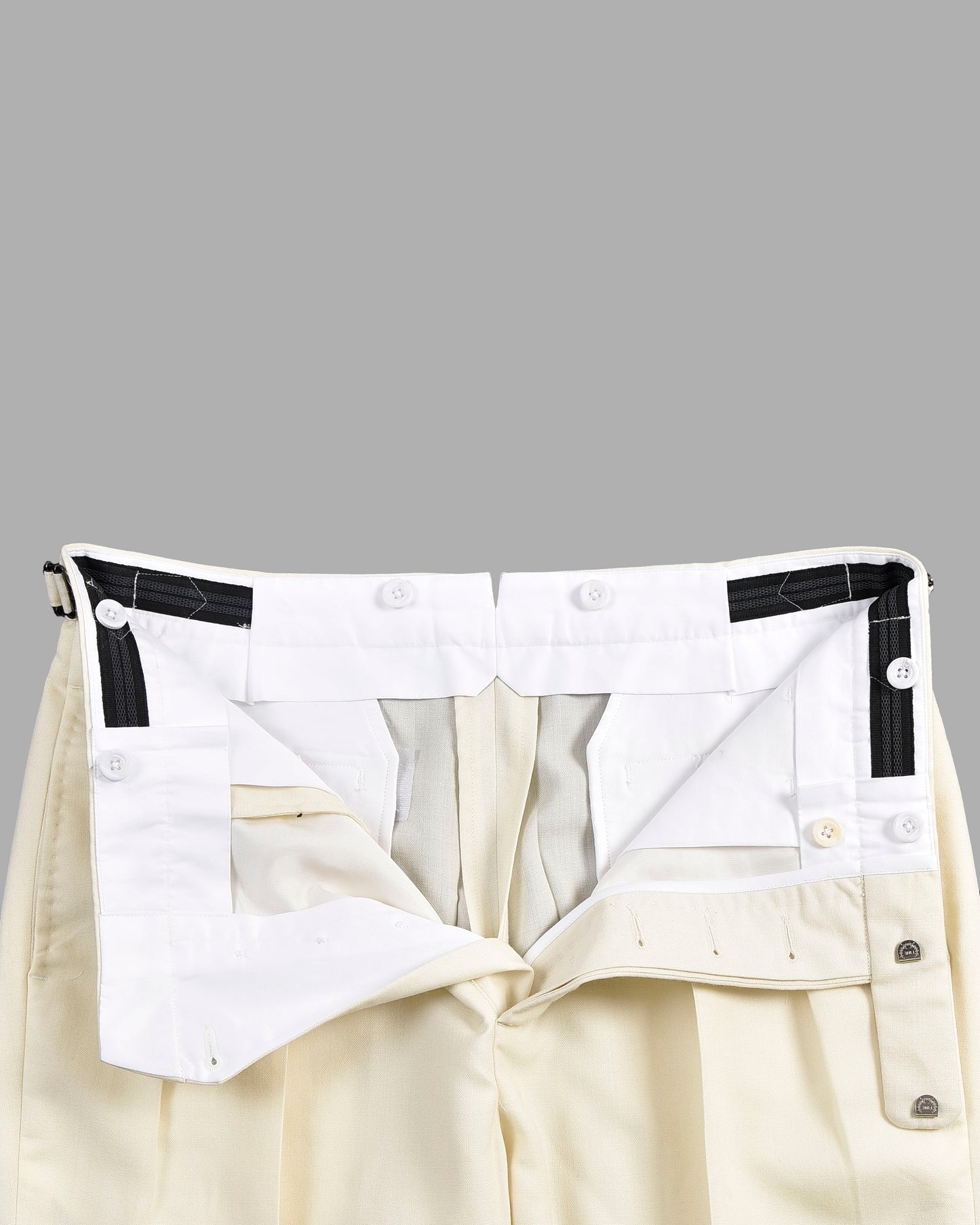 Dugdale Fine Worsted Pant - Cream Pant