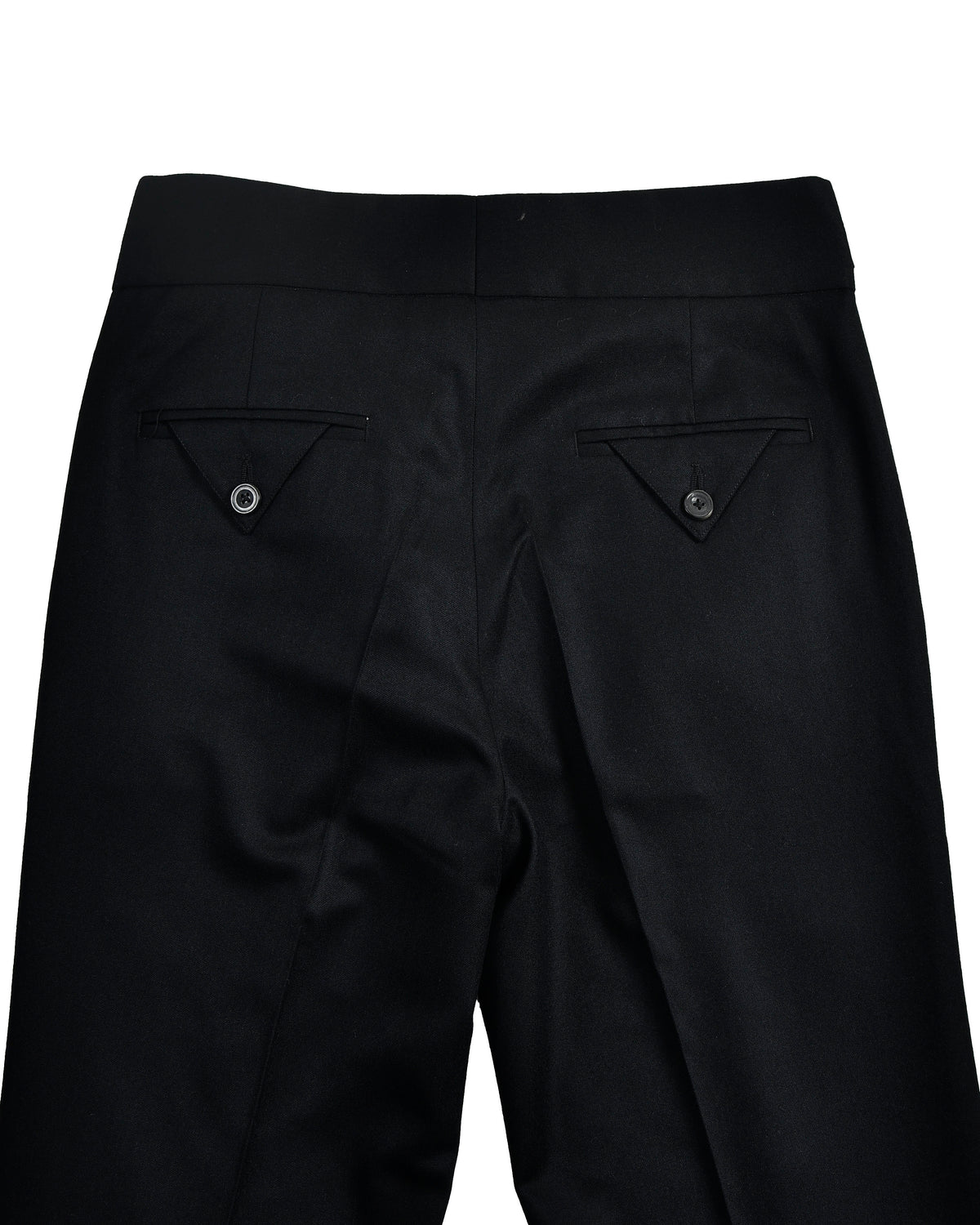 Gurkha Pant in VBC Black Wool Flannel - 5
