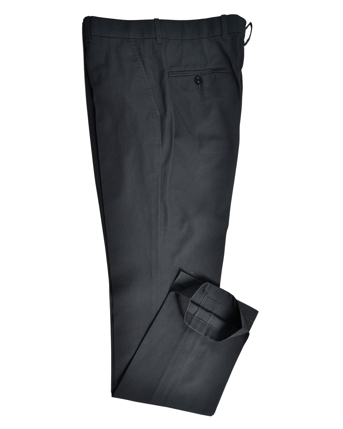 Charcoal Grey Canvas Trouser - 2