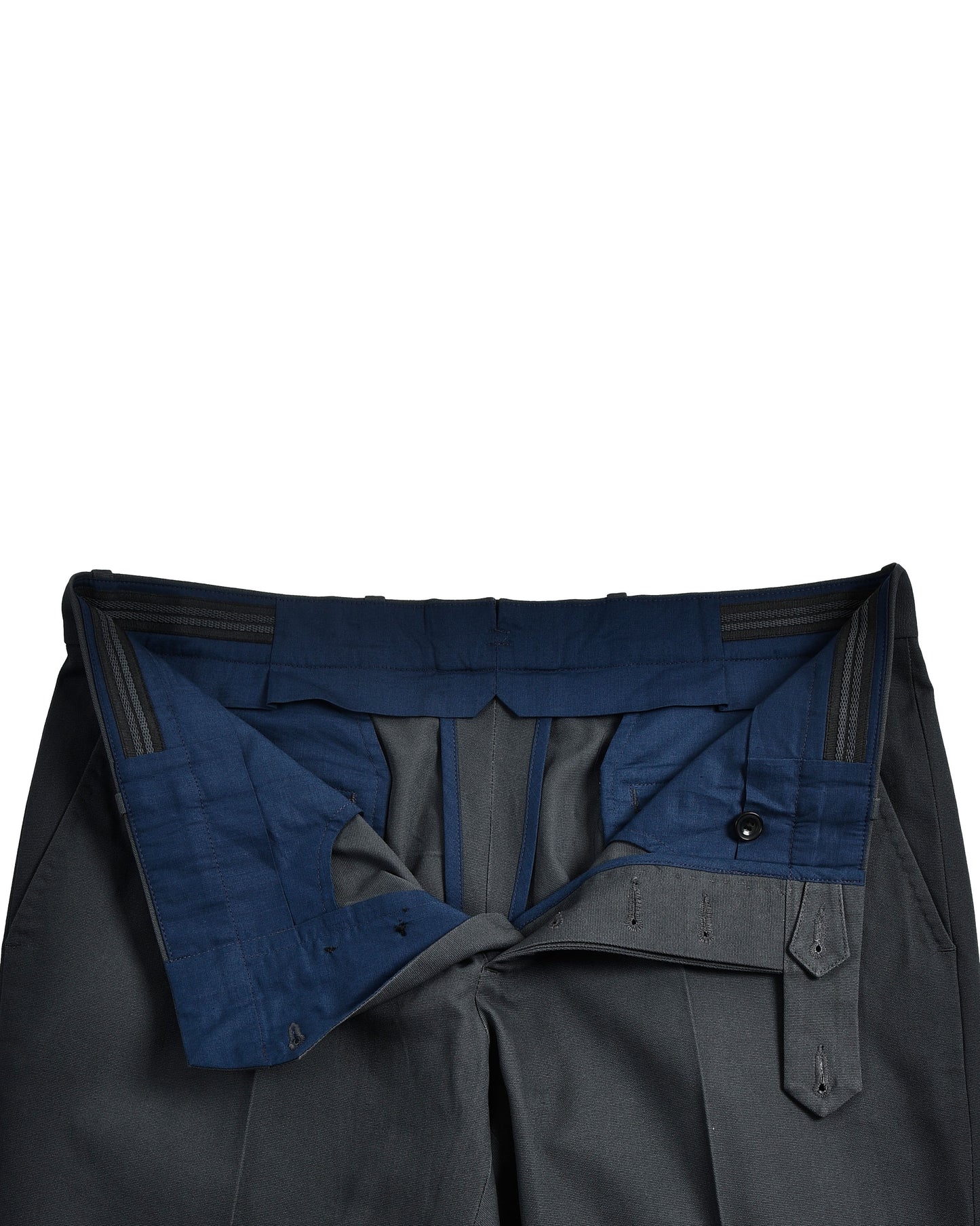 Charcoal Grey Canvas Trouser