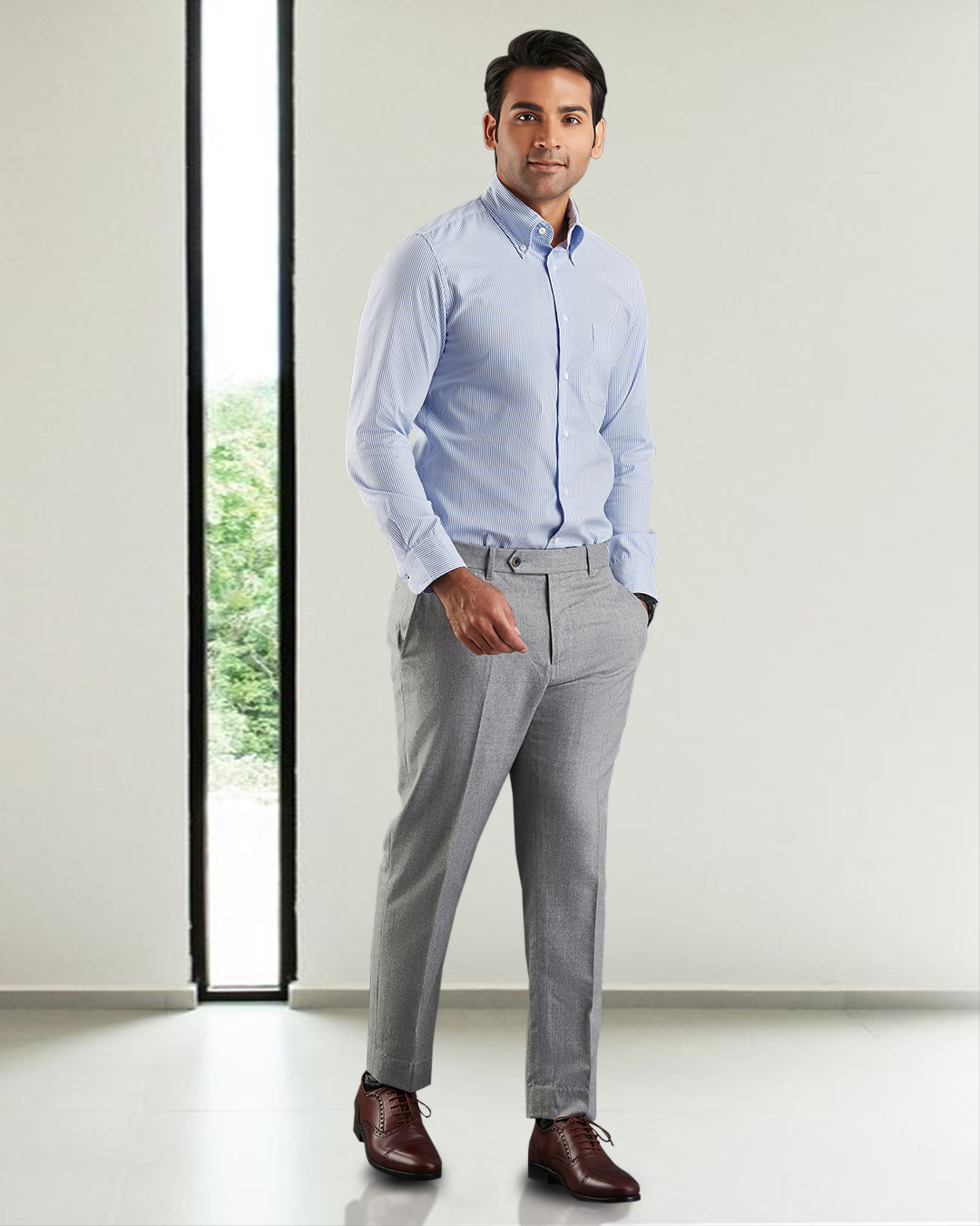 Vitale Barberis Canonico - Flannels Light Grey Dress Pant – Luxire Custom  Clothing
