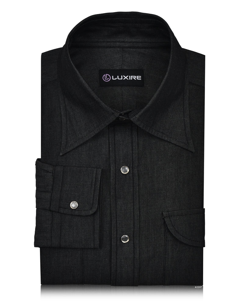 Sartorial Denim Black Chambray