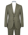 Dugdale Olive Wool Flannel Dress Suit