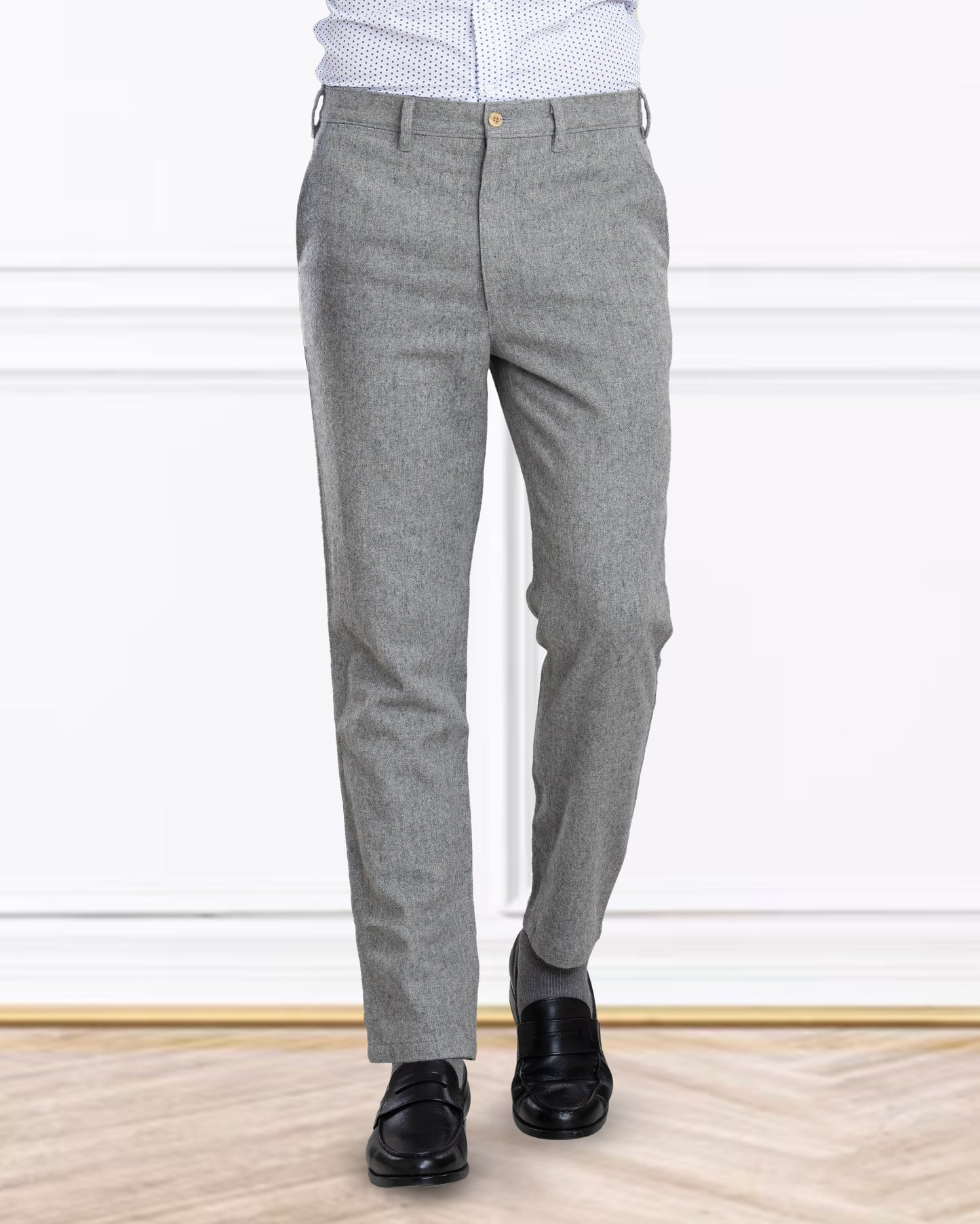 Grey Wool Chino