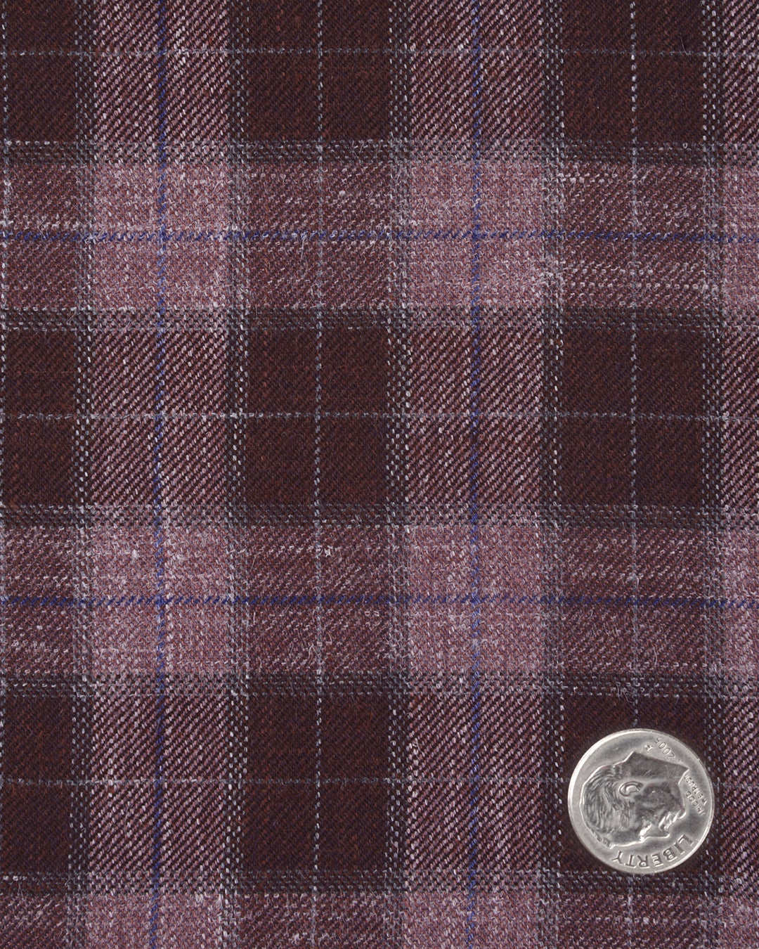 EThomas Voilet Silver Mulberry Tartan Plaid