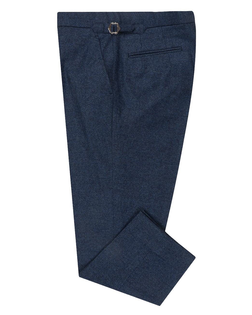 EThomas Prussian Blue Harringbone - 1