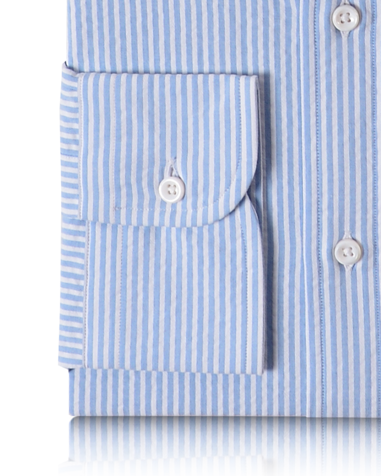 Light Blue Seersucker Stripes