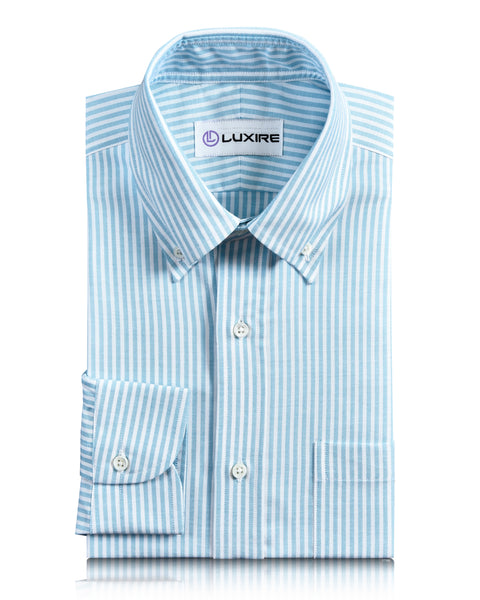 Tシャツ・カットソー FEDELI Blue Oxford Shirt 0400021973926_BLUE?wid=600&hei