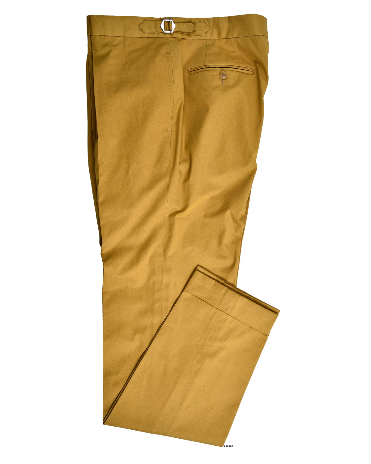 Golden Mustard Cotton Pant - 1