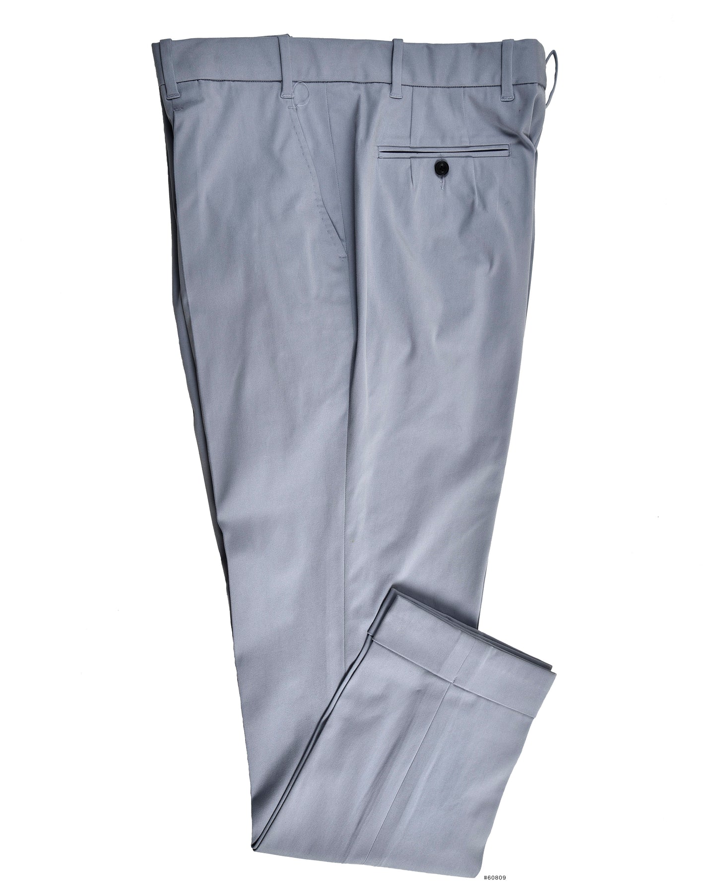 Light Grey Cotton Satin