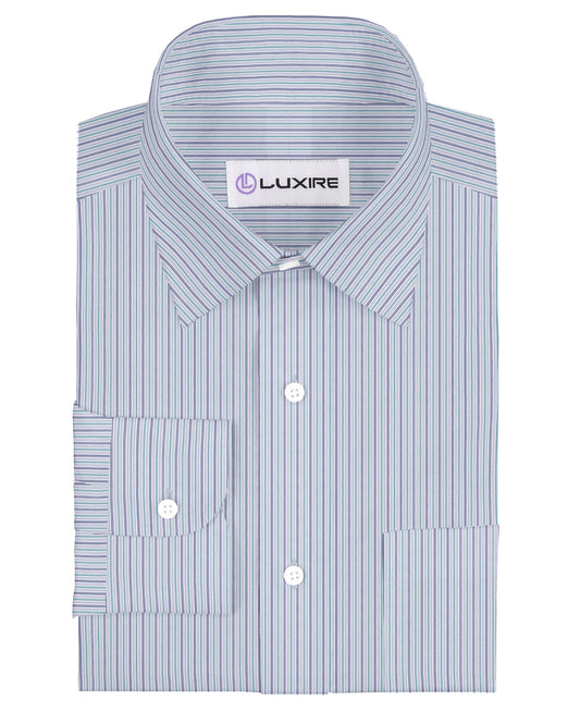 Alumo Navy Green and Grey Stripes