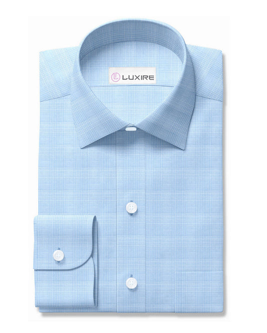 Monti - Sky Blue Pow Checks Shirt