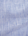Linen: Blue White Dress Stripes