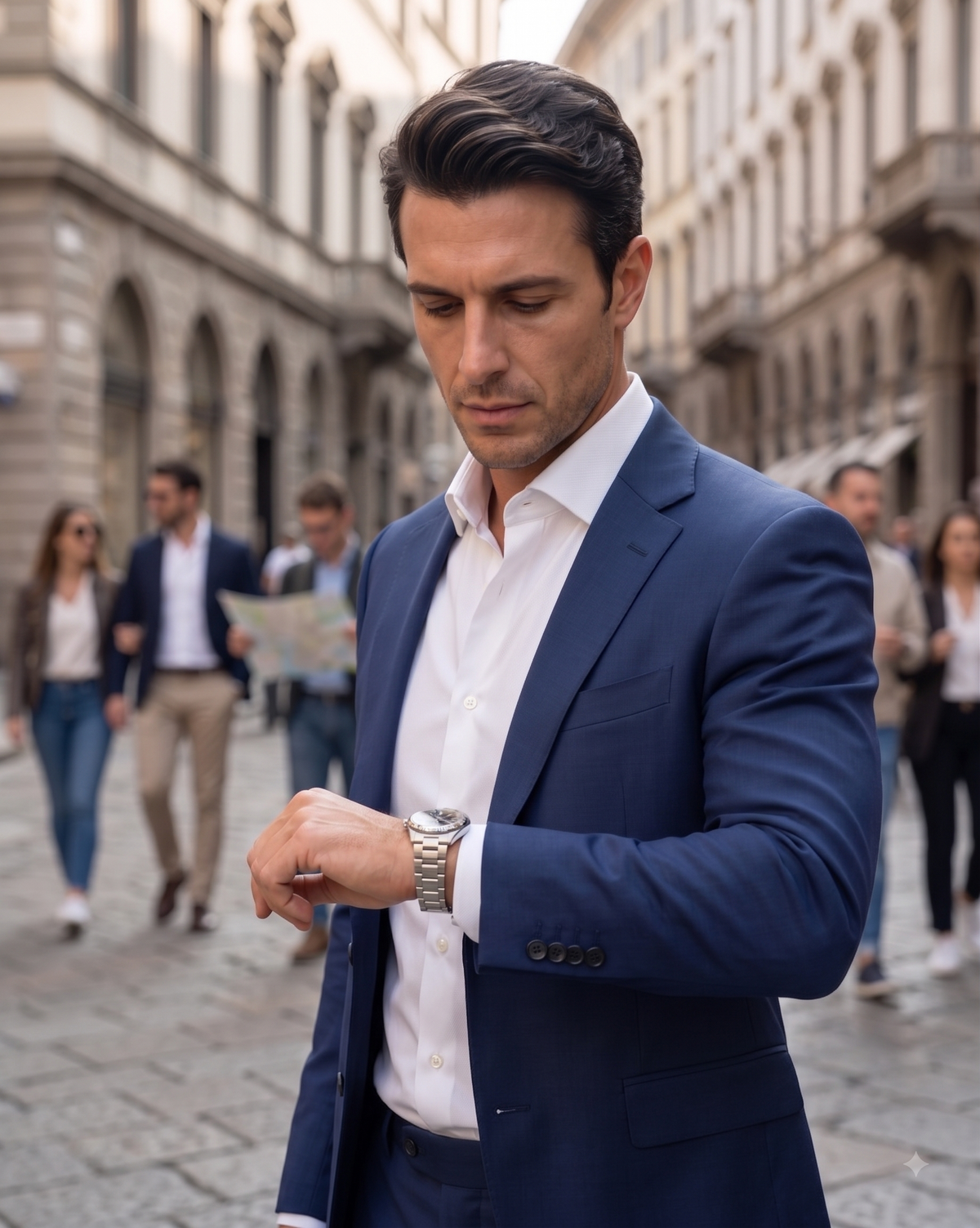 Wrinkle-Resistant White Twill Shirt - 2