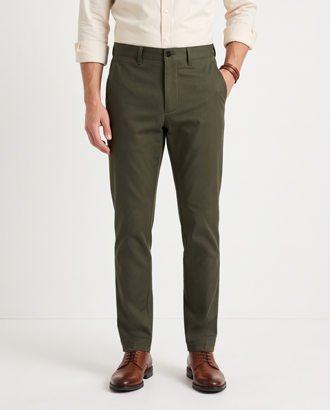 Genoa Olive Green Chino