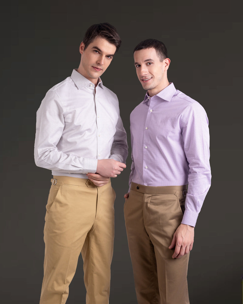 Genoa Golden Corn Custom Dress Pants for Men Luxire Custom Clothing Genoa Golden Corn Custom Dress Pants for Men Luxire Custom Clothing