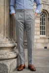 Holland Sherry Classic Worsted Flannel Silver With Grey Flannel