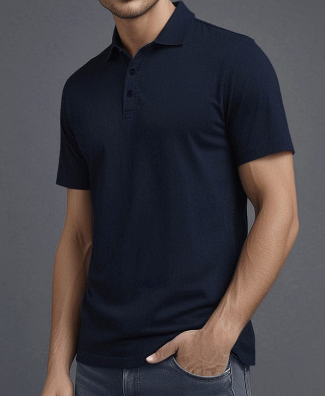 EZS Aria Navy Polo