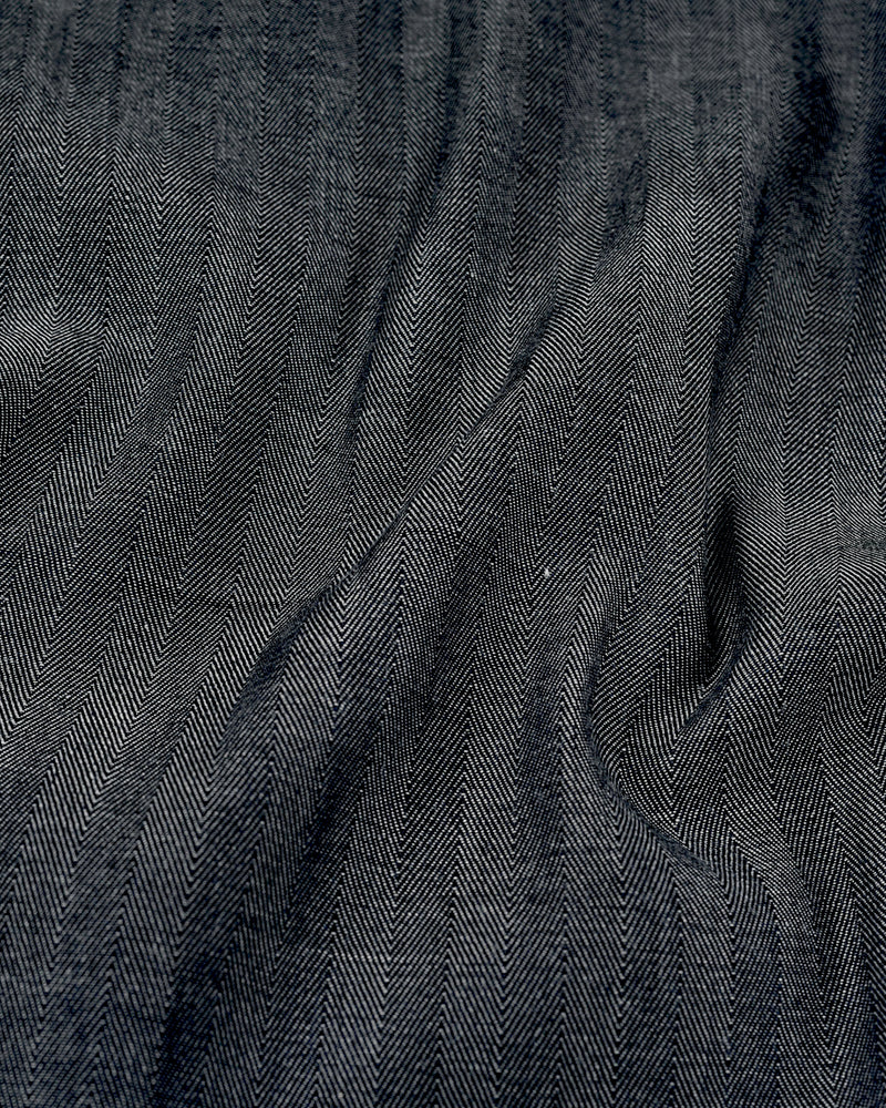 Steel Blue HerringBone