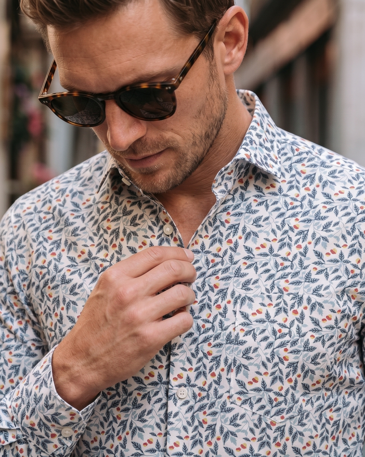 Getzner Leaf Printed Shirt - 2