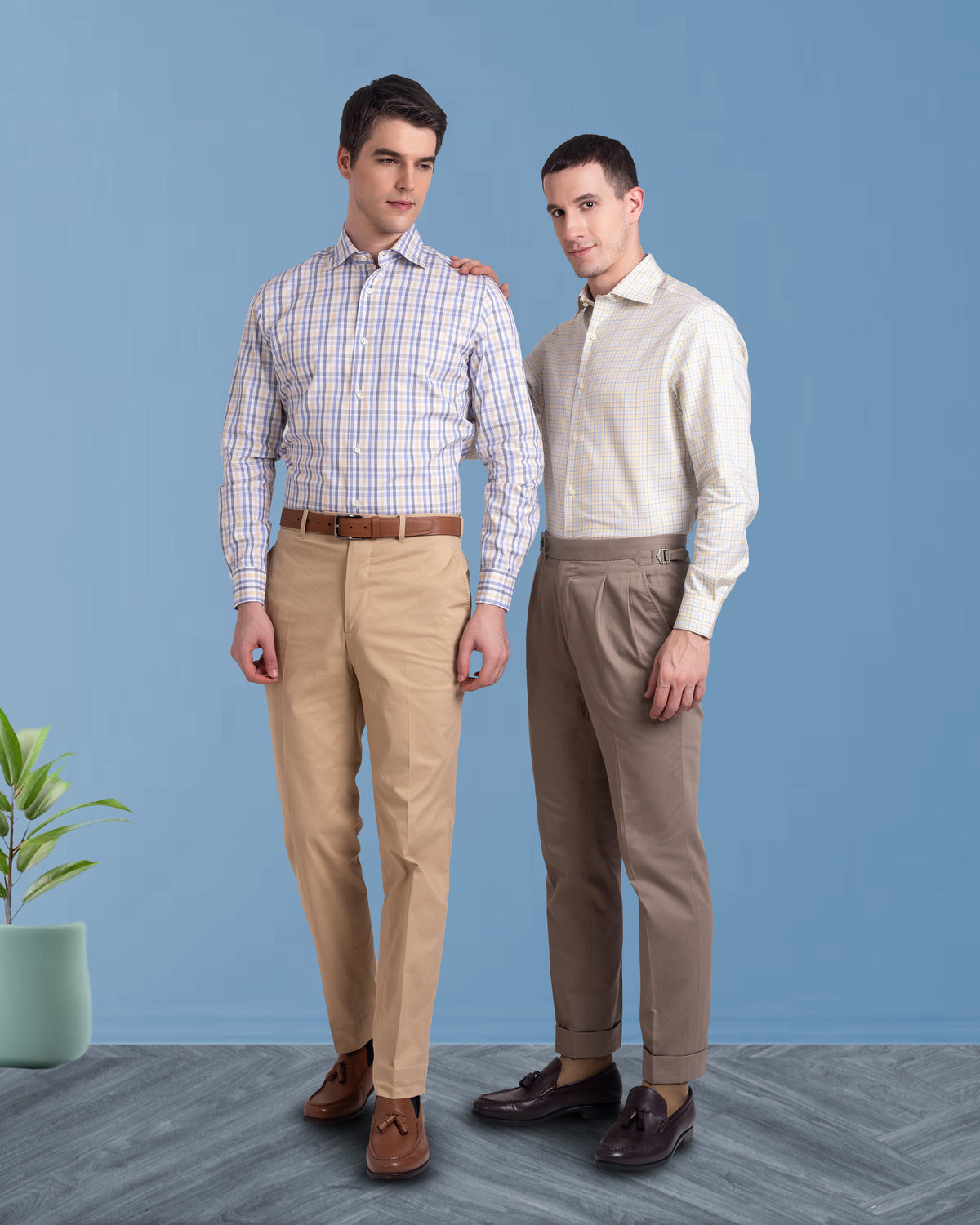Pleated Sondrio Drab Twill Pant - 6