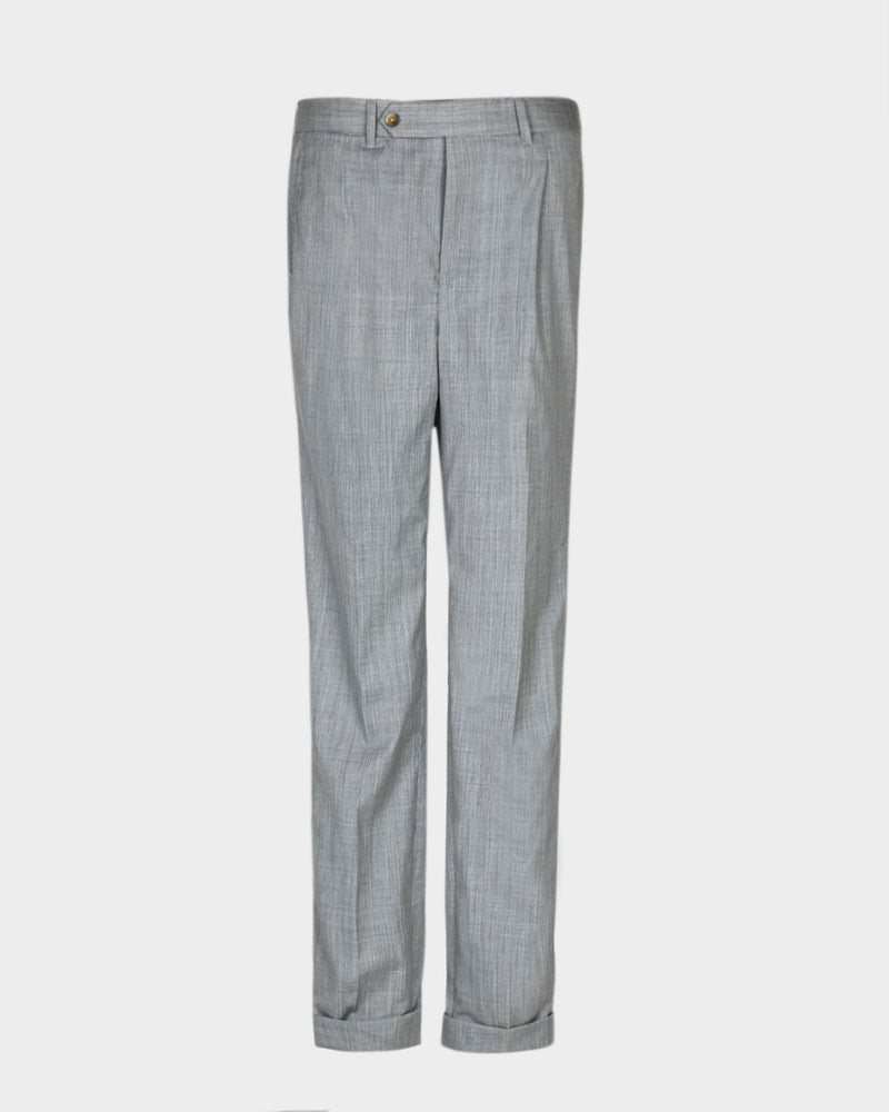 Washable Wool Grey Pant