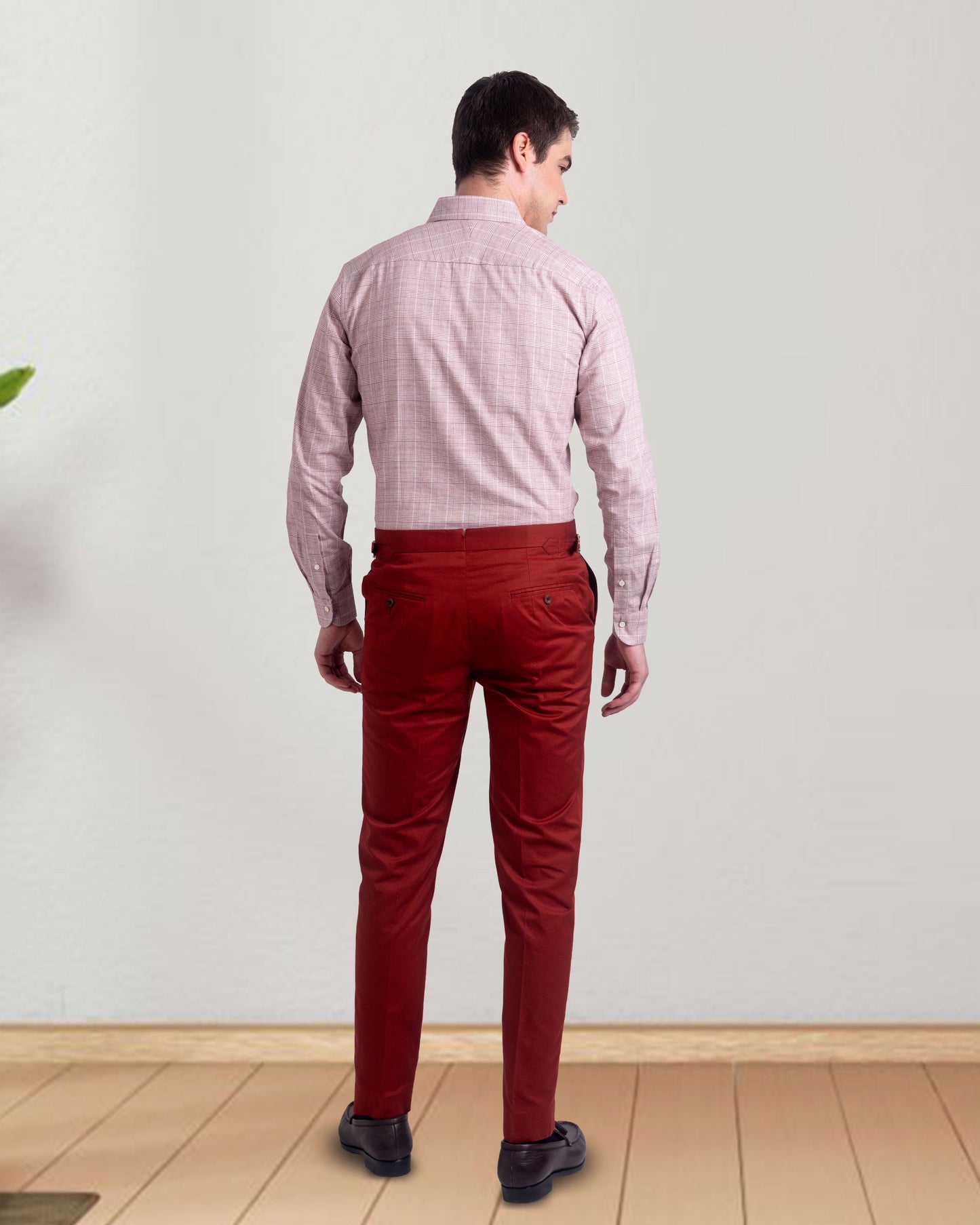 Rust Twill Dress Pant