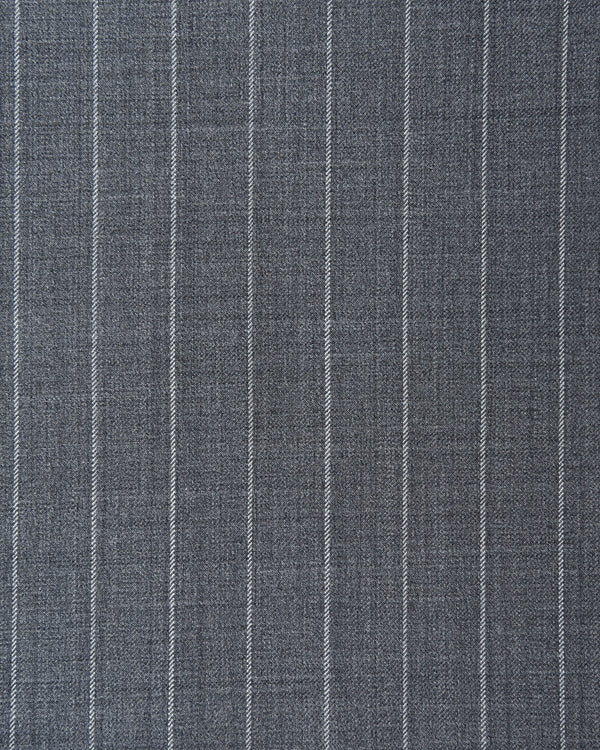 Grey Wool Pinstripes Pant