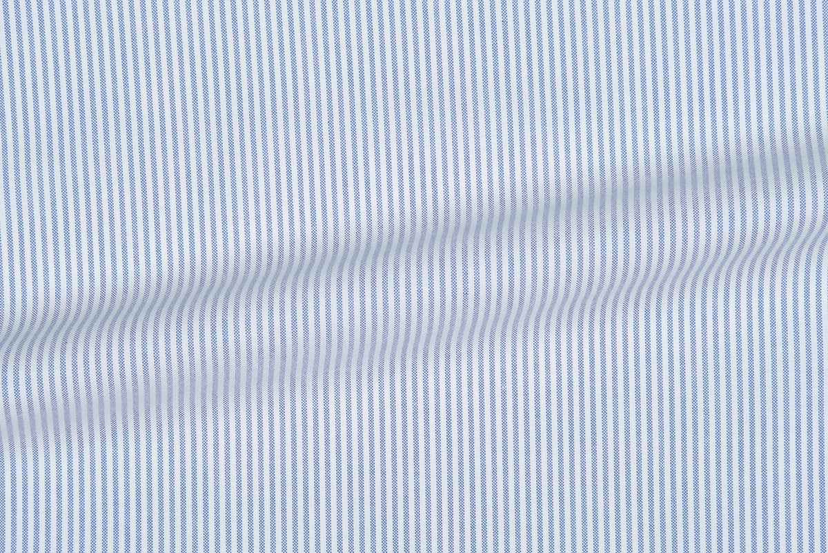 Navy University Stripes Oxford Shirt - 9