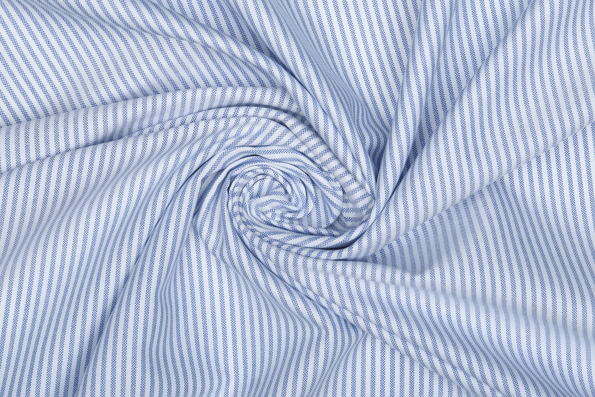 Navy University Stripes Oxford Shirt - 8