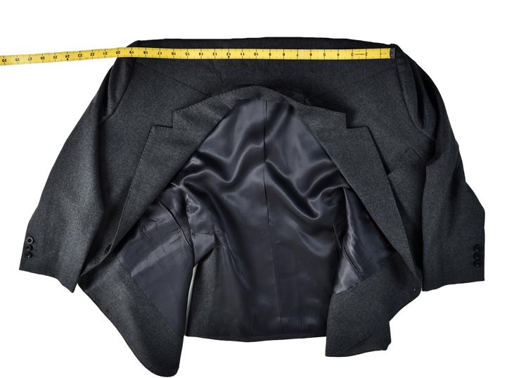 How to measure jacket shoulders