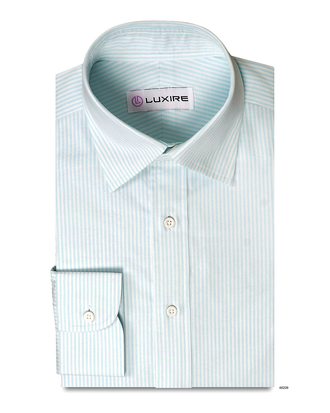 Sky Blue Dress Stripes Oxford - 1
