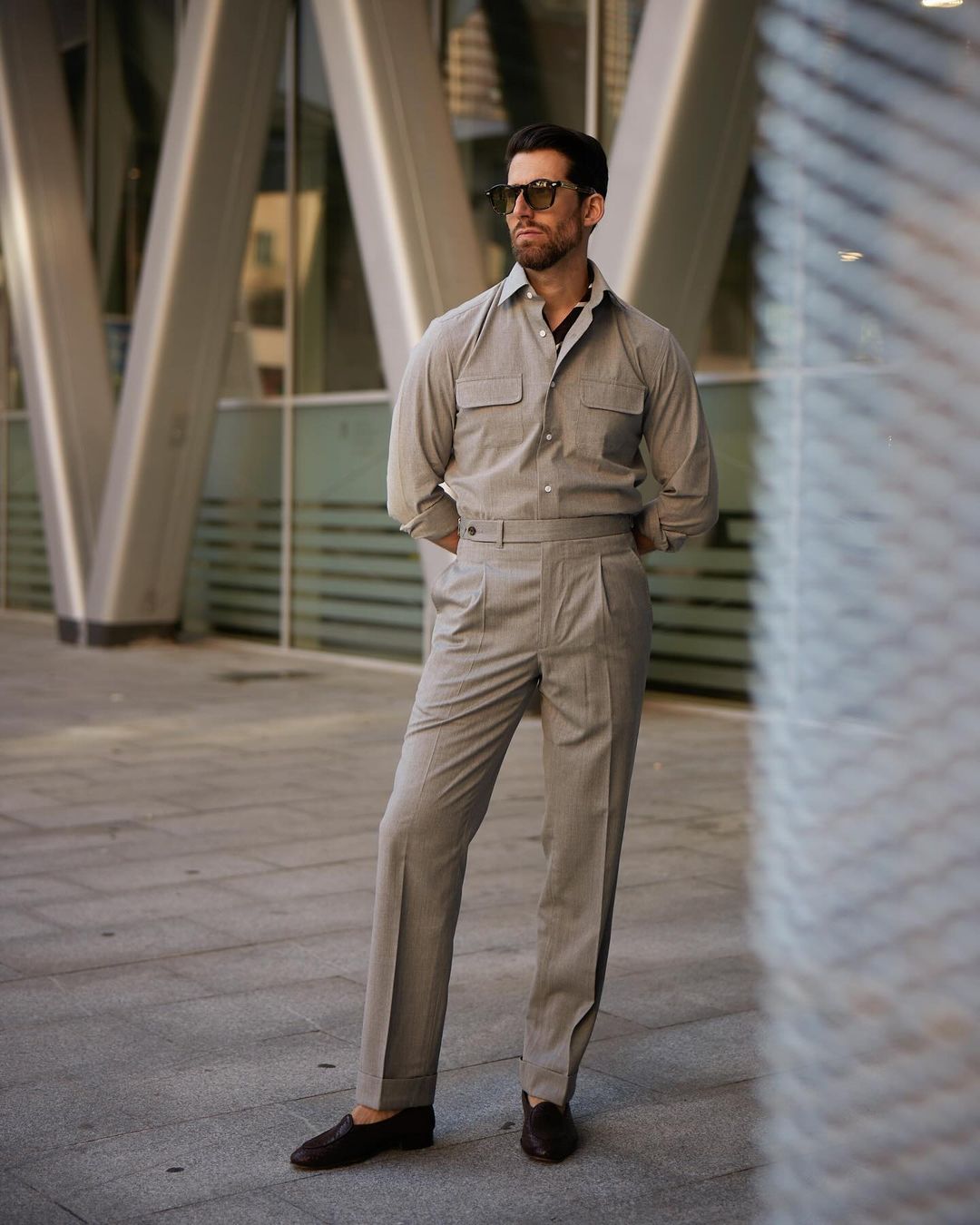 服/ファッション Vitale Barberis Canonico Custom Men's Vitale Barberis Canonico Light Grey Tropical Worsted