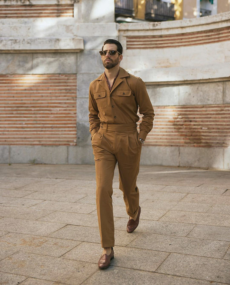 Casual Mens Custom Dress Shirts Men's Copper Casual Camp Collar Shirt Luxire Custom Clothing Casual Mens Custom Dress Shirts Men's Copper Casual Camp Collar Shirt Luxire Custom Clothing