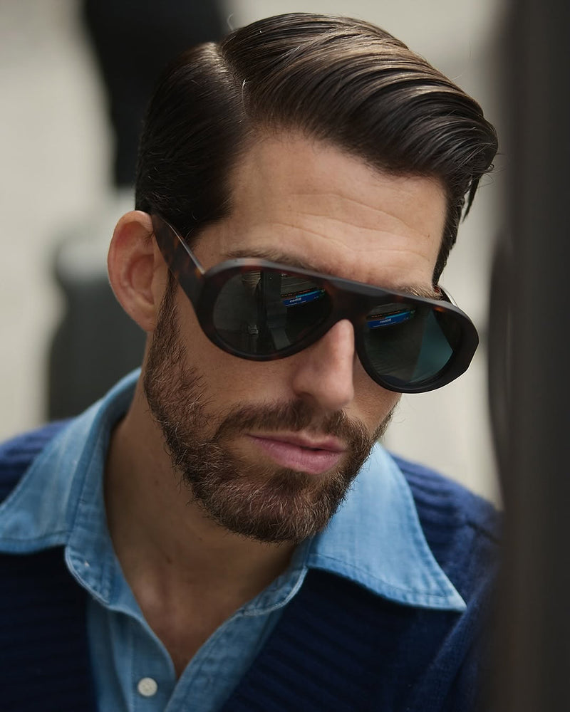 Fade Washed Hemp Cotton Chambray Shirt